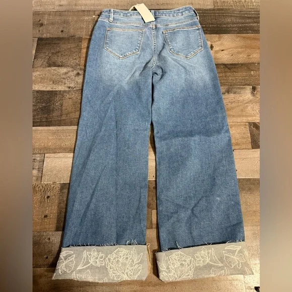 NWT‎ Driftwood Charlie Cuff Jeans- 27x25